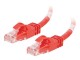 C2G Kabel / 0.5 m Red CAT6PVC SLess Xover UT
