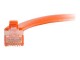 C2G Kabel / 0.5 m Mlded/Btd Orange CAT5E PVC