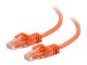 C2G Kabel / 0.5 m Orange CAT6 PVC Snagless U