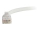 C2G Kabel / 0.5 m White CAT6PVC SLess UTP  C