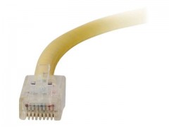 Kabel / 1 m Asmbld Yellow CAT5E PVC UTP 