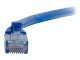 C2G Kabel / 1 m Mlded/Btd Blue CAT5E PVC UTP