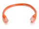 C2G Kabel / 3 m Mlded/Btd Orange CAT5E PVC U
