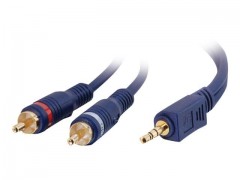 Kabel / 2 m  3.5 m Stereo TO 2 RCA M ST