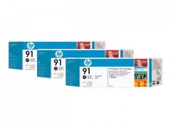 HP 91 Photo Black Ink Cart 3pk