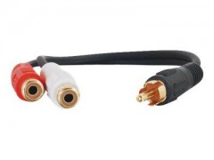 Kabel / 6IN RCA Male TO 2 RCA FeMale Y-C